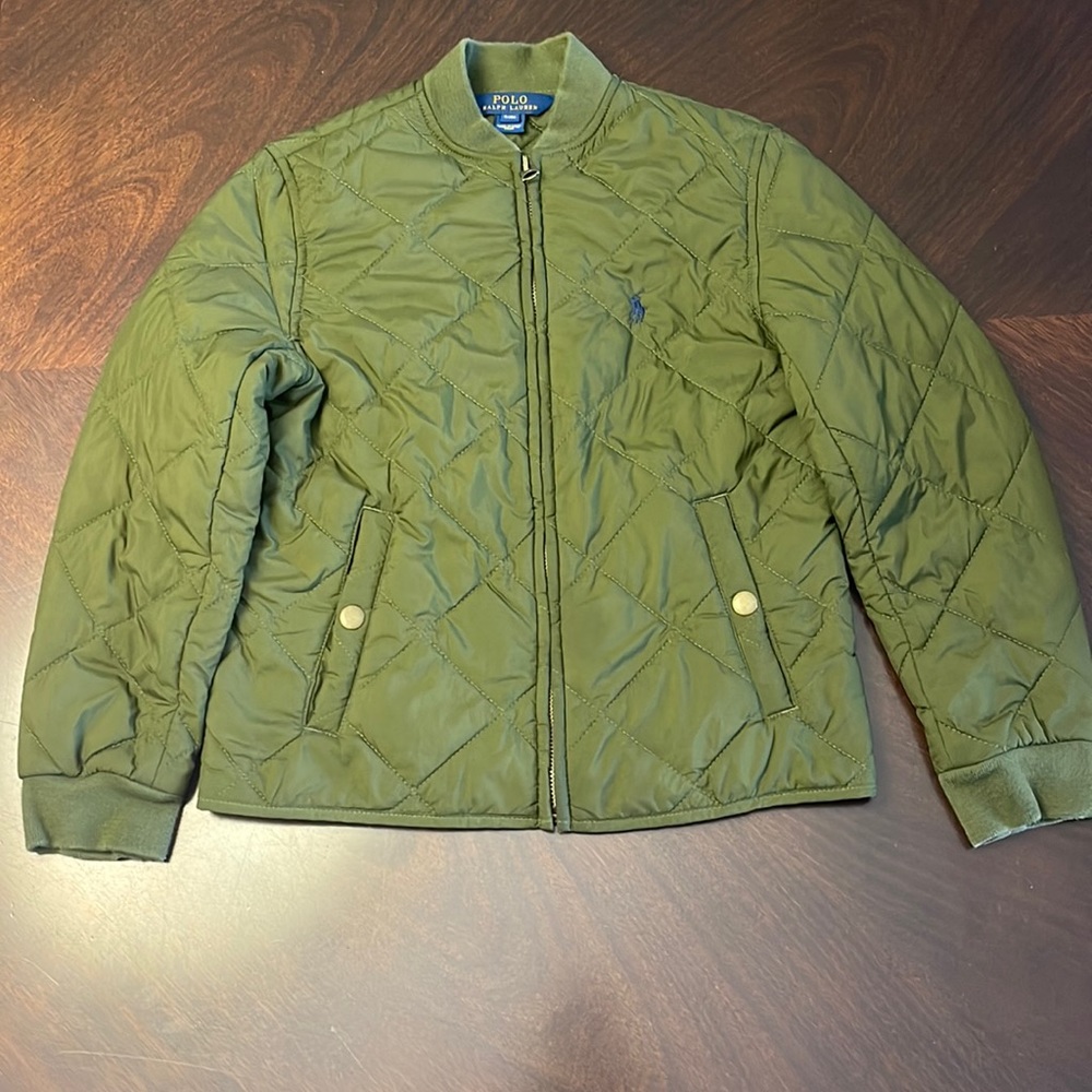 Ralph Lauren Polo Army Green Quilted Jacket